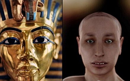 当今最有名的埃及法老王 揭图坦卡蒙的真面目