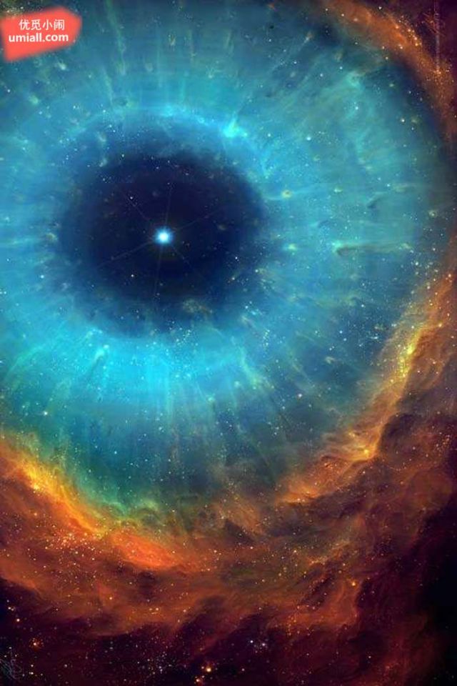 宇宙中神秘的“上帝之眼”星云 只是颗白矮星