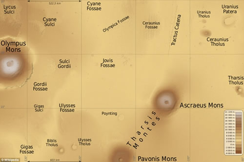 直径35米 火星发现罕见地下洞穴 深度大约为20米