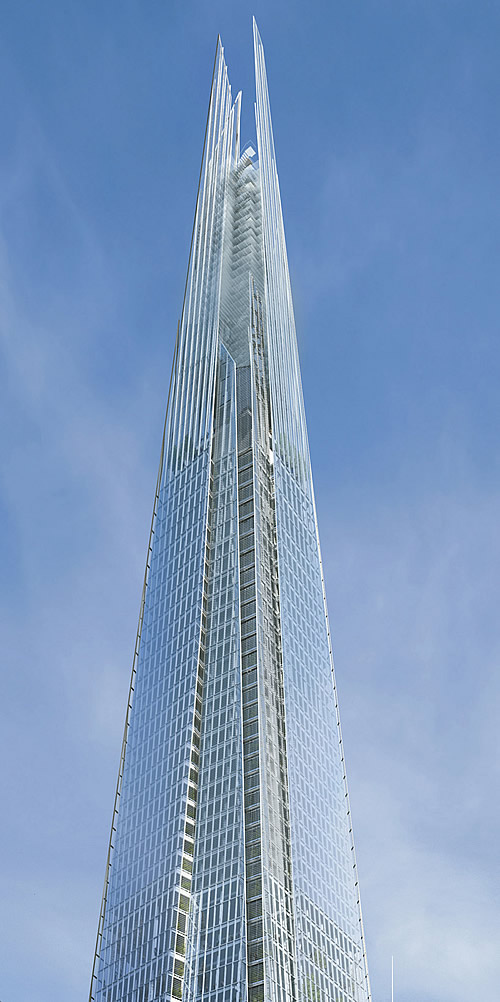 欧洲最高的建筑物 伦敦碎片大厦现已正式完工