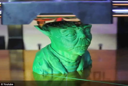 聪明的3D打印机 “尤达大师” 拥有令人吃惊的细节