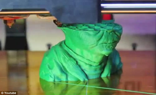 聪明的3D打印机 “尤达大师” 拥有令人吃惊的细节