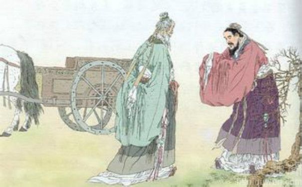 曾子(左)